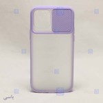 قاب محافظ مات با محافظ لنز آیفون Transparent Hybrid Matte Cam Protector Case for Apple iPhone 12 Pro