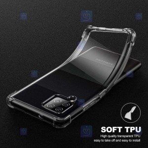 قاب محافظ ژله ای کپسول دار 5 گرمی سامسونگ Clear Tpu Air Rubber Jelly Case For Samsung Galaxy A12