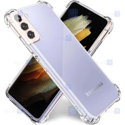 قاب محافظ ژله ای کپسول دار 5 گرمی سامسونگ Clear Tpu Air Rubber Jelly Case For Samsung Galaxy S21 Plus