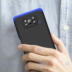 قاب محافظ با پوشش 360 درجه شیائومی GKK Color Full Cover For Xiaomi Poco X3 NFC