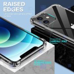 قاب محافظ پشت کریستالی کپسول دار اپل Manger Transparent Air Rubber Case For Apple iPhone 12 Pro Max