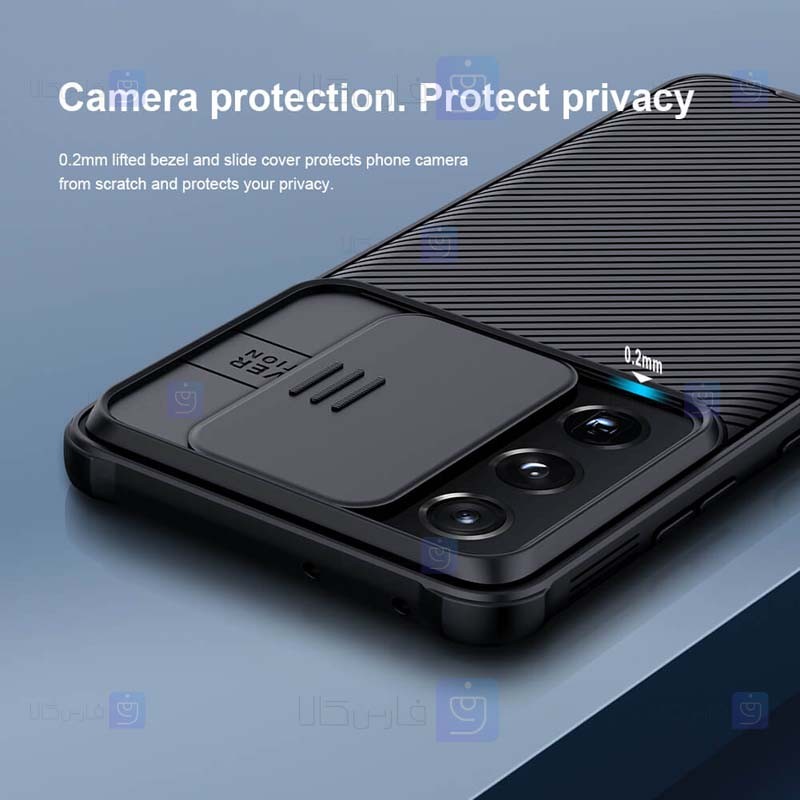 قاب محافظ نیلکین سامسونگ Nillkin CamShield Case for Samsung Galaxy S21 Ultra
