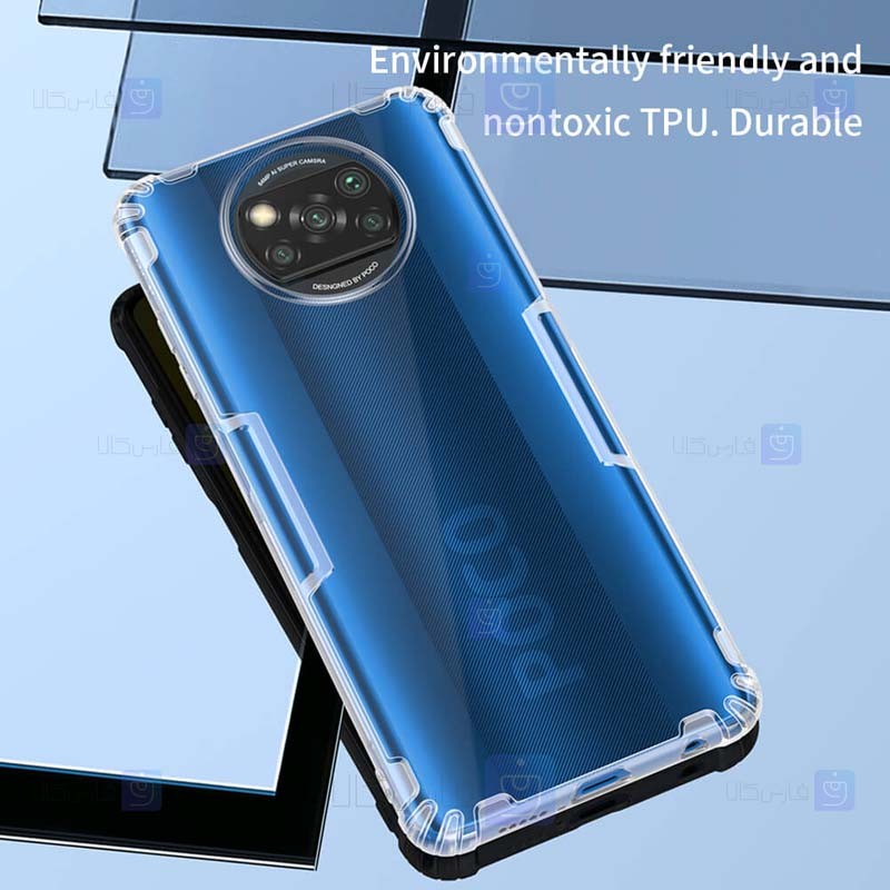 قاب محافظ ژله ای نیلکین شیائومی Nillkin Nature Series TPU case for Xiaomi Poco X3 NFC