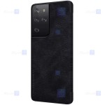 کیف محافظ چرمی نیلکین سامسونگ Nillkin Qin Case For Samsung Galaxy S21 Ultra