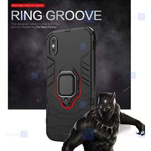 قاب محافظ ضد ضربه انگشتی شیائومی Ring Holder Iron Man Armor Case Xiaomi Mi Max 2