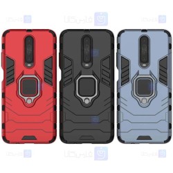 قاب محافظ ضد ضربه انگشتی شیائومی Ring Holder Iron Man Armor Case Xiaomi Redmi K30