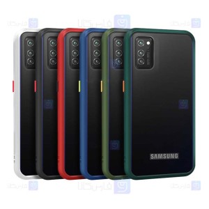 قاب محافظ پشت مات سامسونگ Transparent Hybrid Case Samsung Galaxy A02s