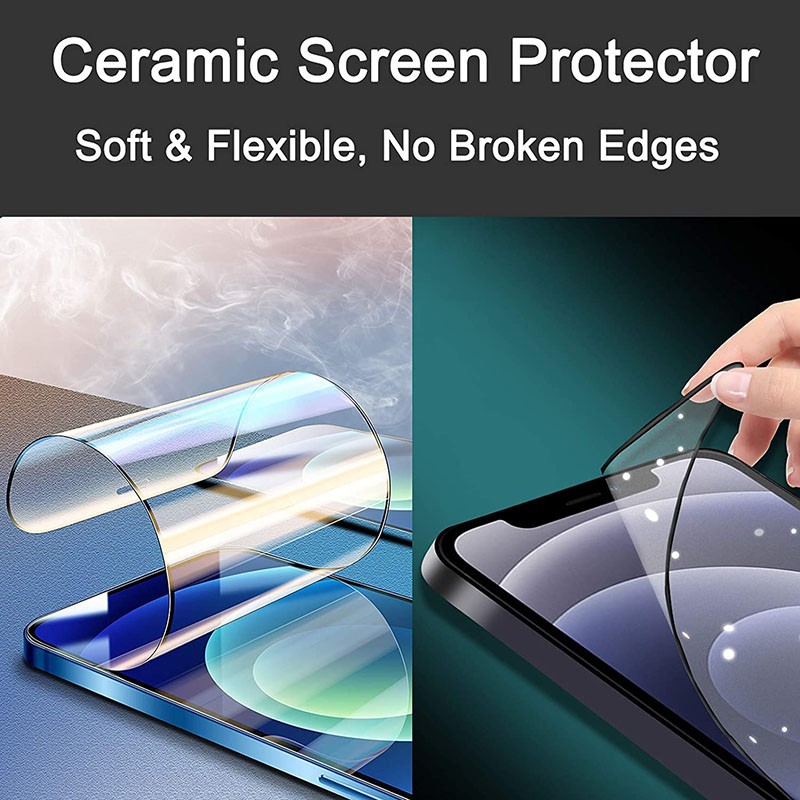 محافظ صفحه نمایش سرامیکی حریم شخصی تمام صفحه سامسونگ Full Privacy Ceramics Screen Protector Samsung Galaxy A11