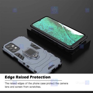 قاب محافظ انگشتی سامسونگ Ring Holder Iron Man Armor Case Samsung Galaxy A32 5G