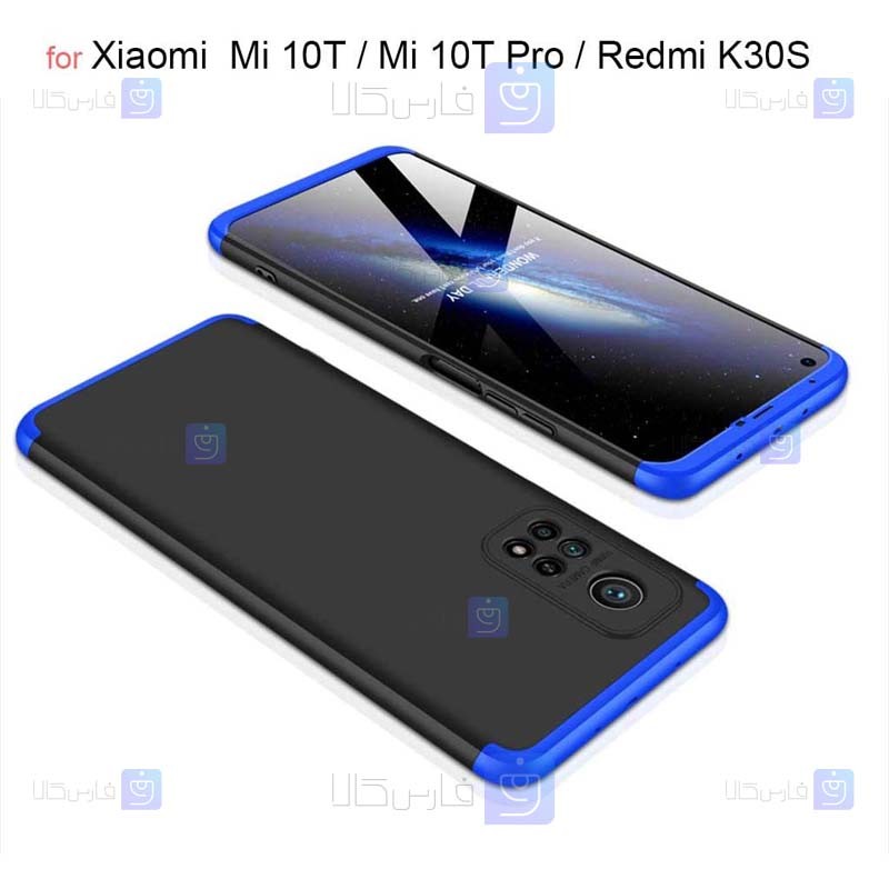 قاب محافظ با پوشش 360 درجه شیائومی GKK Color Full Cover For Xiaomi Mi 10T 5G