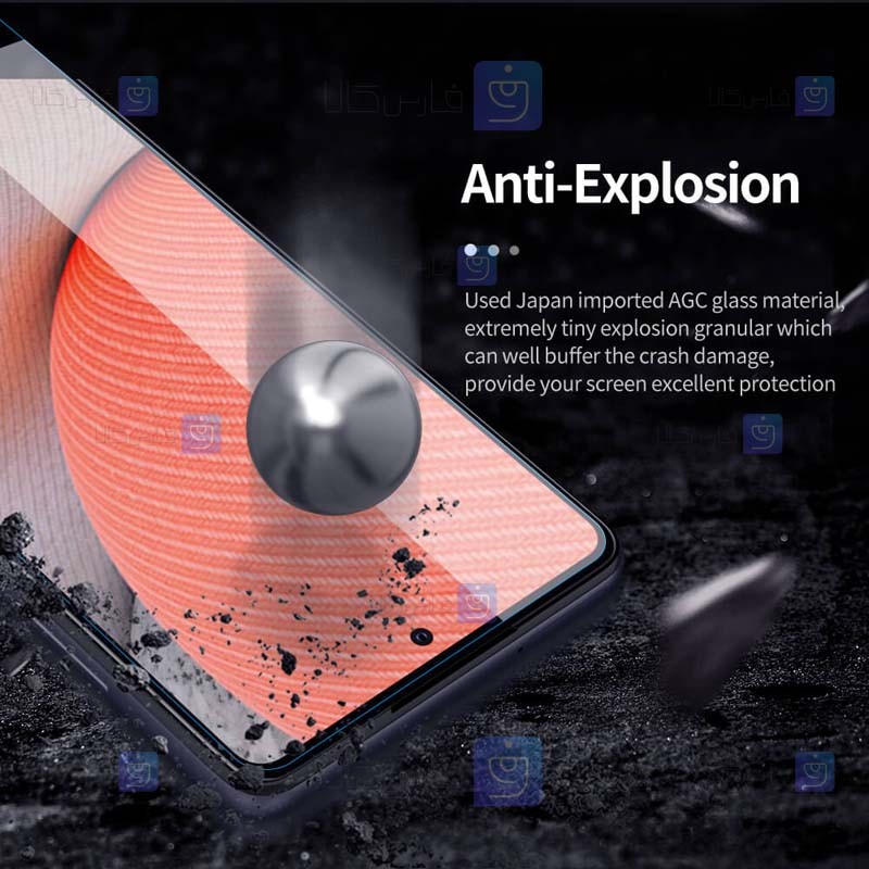 محافظ صفحه نمایش شیشه ای نیلکین سامسونگ Nillkin H+ Pro Glass Samsung Galaxy A72