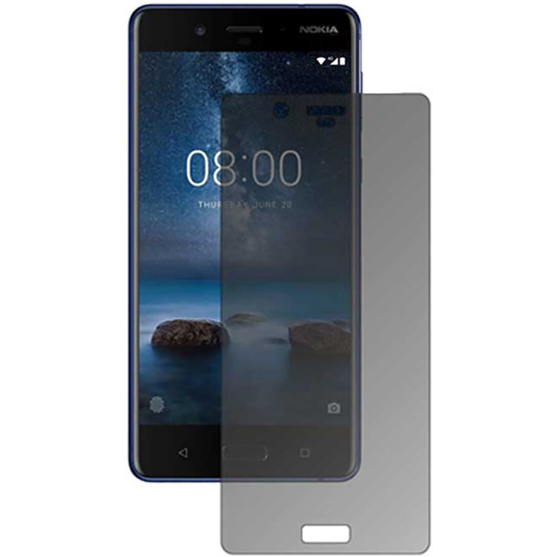 محافظ صفحه نمایش حریم شخصی تمام چسب با پوشش کامل نوکیا No Frame Glass Privacy Full Screen Protector for Nokia 8