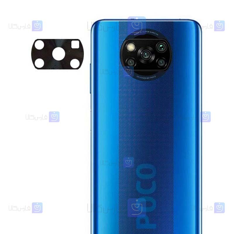 محافظ لنز فلزی دوربین موبایل شیائومی Alloy Lens Cap Protector For Xiaomi Poco X3 NFC