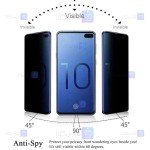 محافظ صفحه نمایش یو وی حریم شخصی سامسونگ UV Privacy Glass For Samsung Galaxy S10 Plus