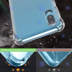 قاب محافظ ژله ای کپسول دار 5 گرمی سامسونگ Clear Tpu Air Rubber Jelly Case For Samsung Galaxy A02