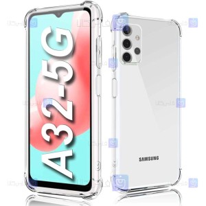 قاب محافظ ژله ای کپسول دار 5 گرمی سامسونگ Clear Tpu Air Rubber Jelly Case For Samsung Galaxy A32 5G