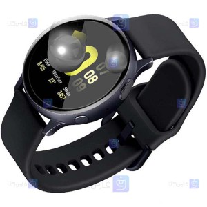 محافظ صفحه نمایش تمام صفحه ساعت هوشمند سامسونگ Full Screen Protector PMMA & Pet For Samsung Galaxy Watch Active 2 40mm