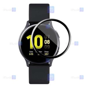 محافظ صفحه نمایش تمام صفحه ساعت هوشمند سامسونگ Full Screen Protector PMMA & Pet For Samsung Galaxy Watch Active 2 40mm