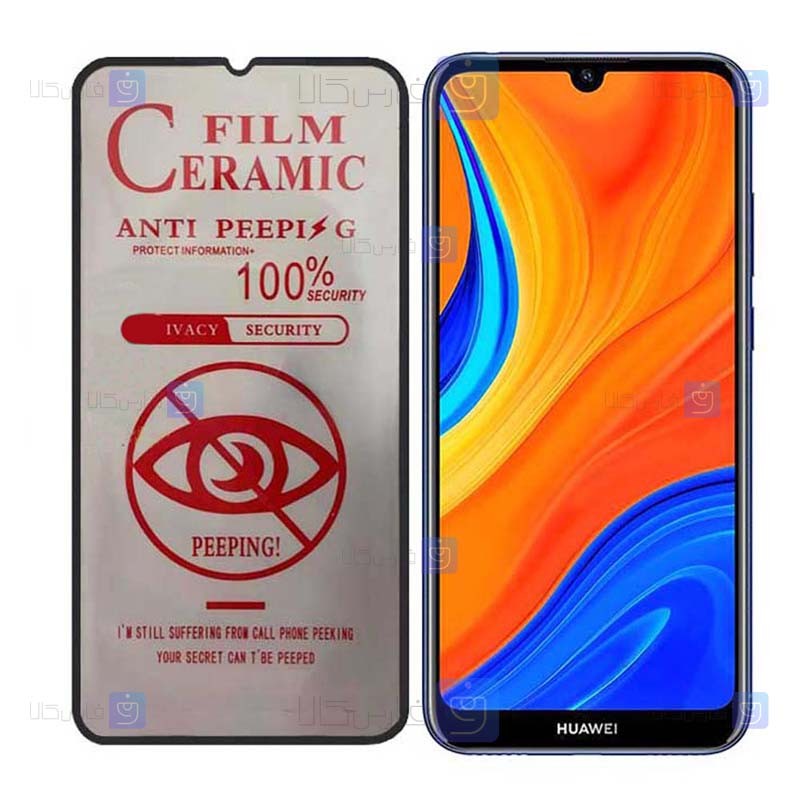 محافظ صفحه نمایش سرامیکی حریم شخصی تمام صفحه هواوی Full Privacy Ceramics Screen Protector Huawei Y6s 2019