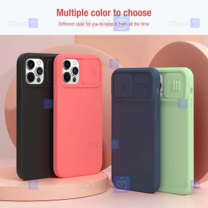 قاب سیلیکونی کم شیلد نیلکین اپل Nillkin CamShield Silky silicone case for Apple iPhone 12 Pro Max