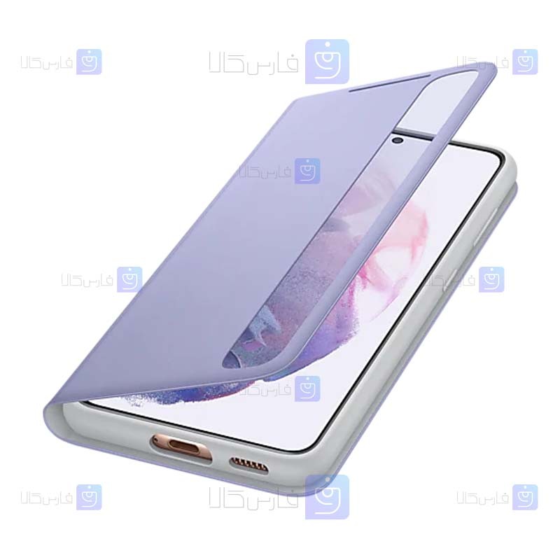 کیف هوشمند اصلی سامسونگ Smart Clear View Cover For Samsung Galaxy S21