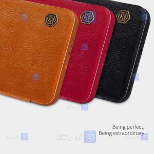 کیف محافظ چرمی نیلکین شیائومی Nillkin Qin case for Xiaomi Mi 11 Pro