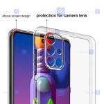قاب محافظ ژله ای با محافظ لنز سامسونگ Clear Jelly Case With lens Protector For Samsung Galaxy M51