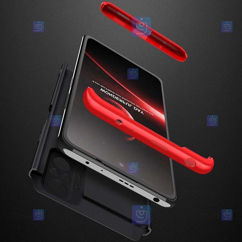 قاب محافظ با پوشش 360 درجه شیائومی GKK Color Full Cover For Xiaomi Redmi Note 10 Pro