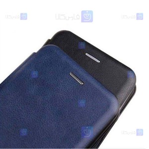 کیف محافظ چرمی سامسونگ Leather Standing Magnetic Cover For Samsung Galaxy A32 4G