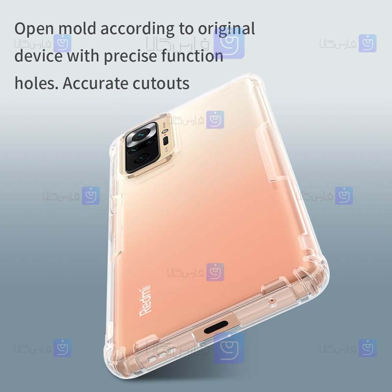 قاب محافظ ژله ای نیلکین شیائومی Nillkin Nature Series TPU case for Xiaomi Redmi Note 10 Pro Max