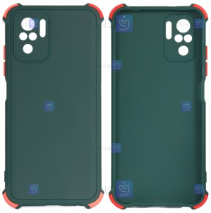 قاب محافظ ژله ای ضد ضربه با محافظ لنز شیائومی Shockproof Cover Case For Xiaomi Redmi Note 10 4G
