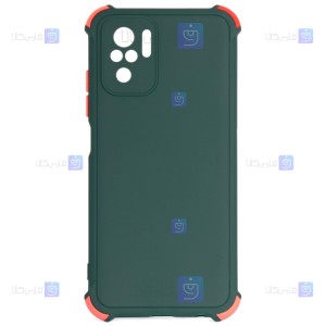 قاب محافظ ژله ای ضد ضربه با محافظ لنز شیائومی Shockproof Cover Case For Xiaomi Redmi Note 10 4G