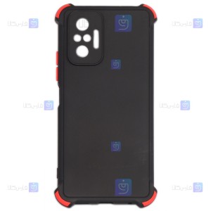 قاب محافظ ژله ای ضد ضربه با محافظ لنز شیائومی Shockproof Cover Case For Xiaomi Redmi note 10 pro max