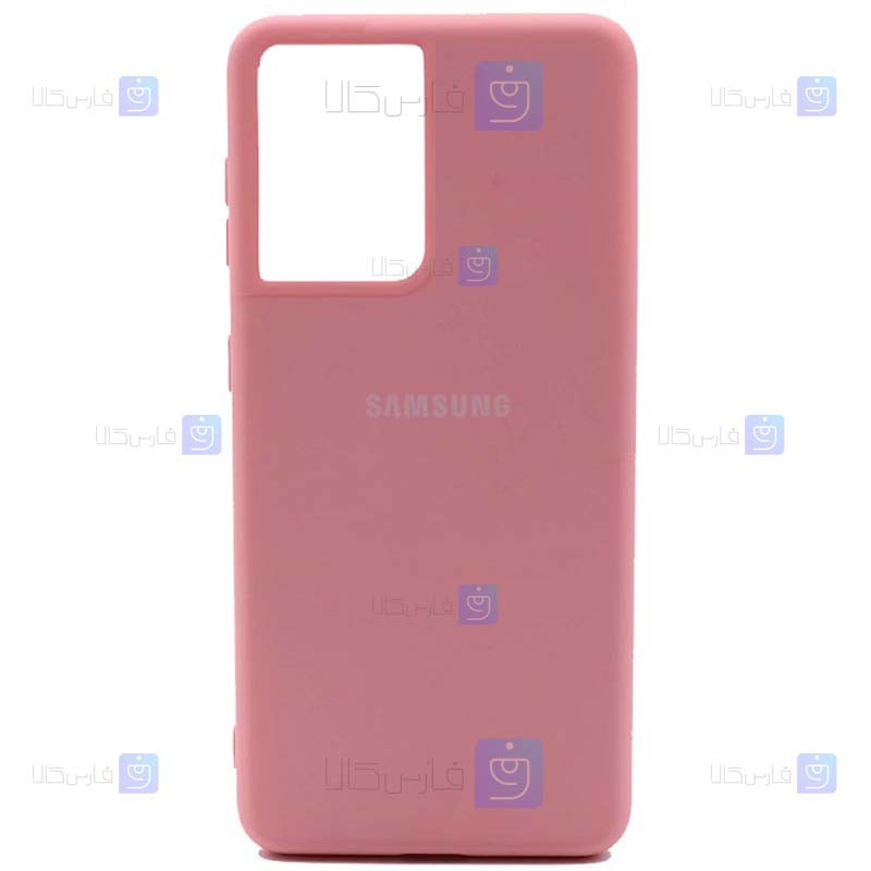 قاب محافظ سیلیکونی سامسونگ Silicone Case For Samsung Galaxy S21 Ultra