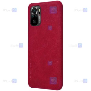 کیف محافظ چرمی نیلکین شیائومی Nillkin Qin Case For Xiaomi Redmi Note 10s