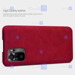 کیف محافظ چرمی نیلکین شیائومی Nillkin Qin Case For Xiaomi Redmi Note 10s