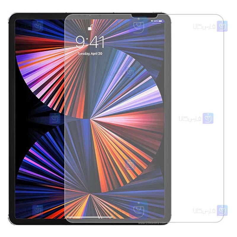 محافظ صفحه Apple iPad Pro 12.9 2021 مدل شیشه ای